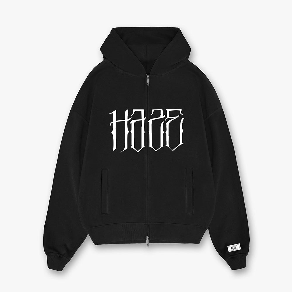Hazy Rapper Haze x Logo Zipper